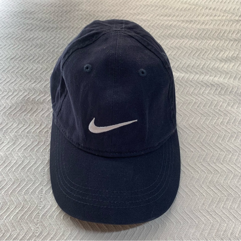 Nike Child Infant Embroidered Baseball Cap Hat Navy